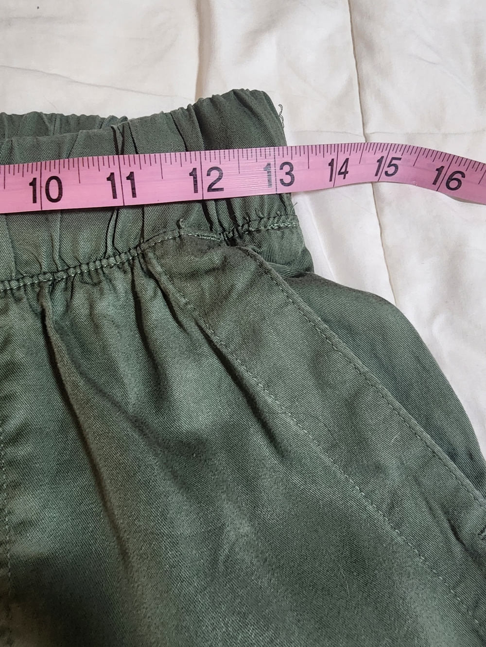 Universal Threads Elastic-Waist Olive Green Jogger Pants with Drawstring - Picture 6 of 7